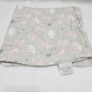 Stephen Joseph Muslin Swaddle Blanket  Baby Girls
